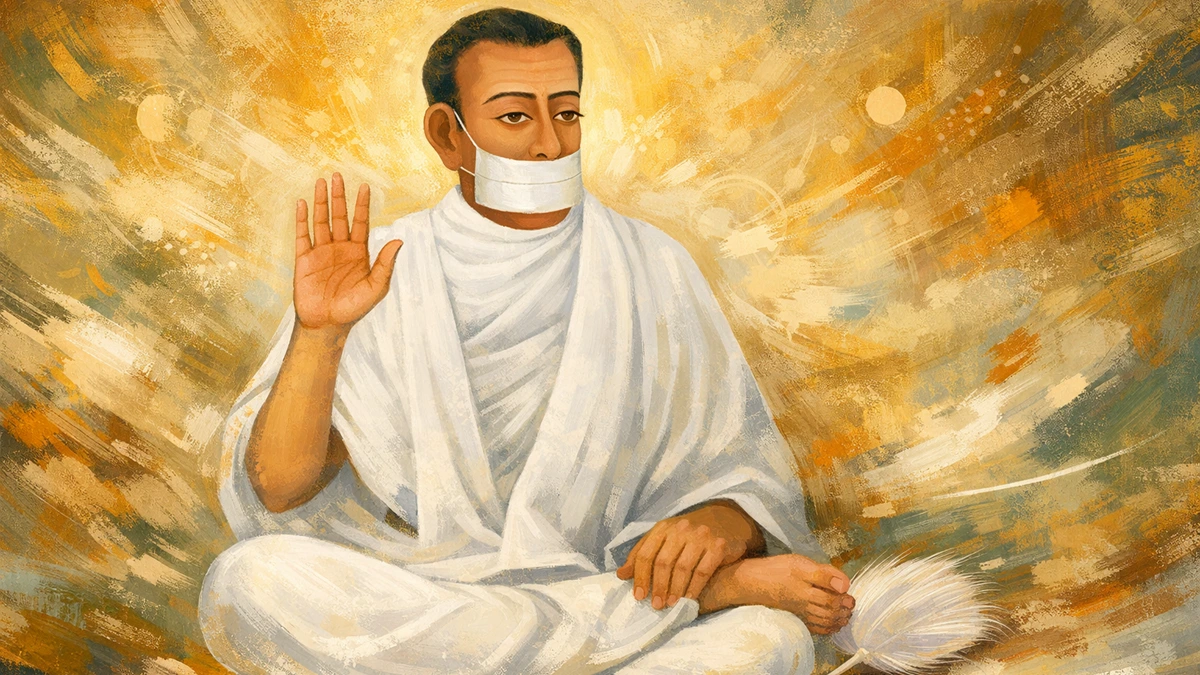 Jain wallpaper of Acharya Bhikshu, founder of Shwetambar Terapanth