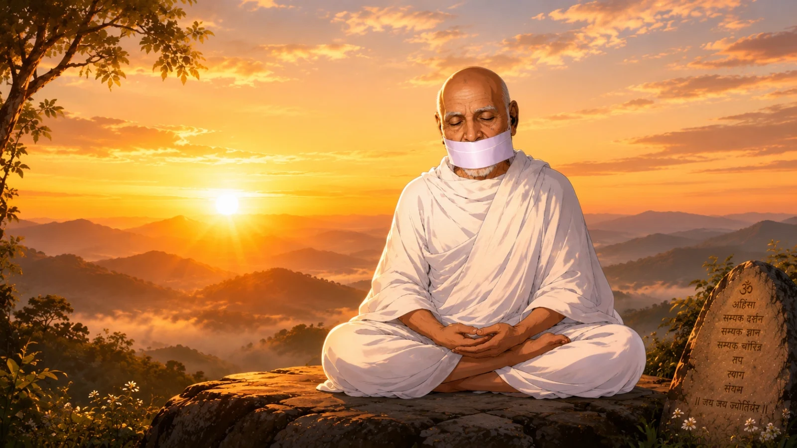 Acharya Tulsi, visionary Terapanth Jain leader promoting ethics and peace Acharya Tulsi, founder of Anuvrat Movement inspiring moral values